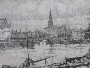 Toon Pluymers - Haven van Middelburg - Ets kopen? Bied vanaf 1!