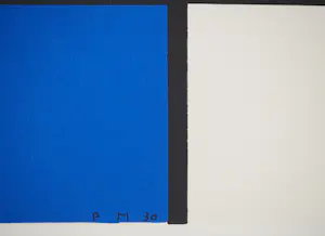 Piet Mondriaan - Compositie II in rood, blauw en geel, Gesigneerde lithografie - Certificaat kopen? Bied vanaf 129!