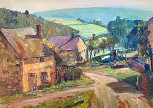 Georges Strale - Ardens landschap verkocht voor € 45!