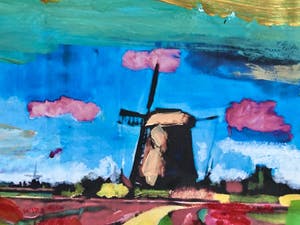 Peter Klashorst - Hollands Landschap kopen? Bied vanaf 1!