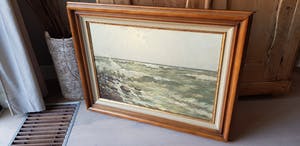 Arnout van Gilst - olie op doek, zeezicht, gesigneerd kopen? Bied vanaf 175!