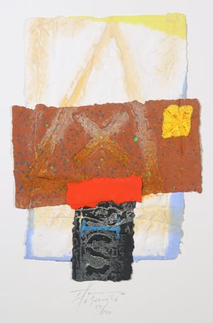 Thomas Hamann - Carborundum op geschept papier, Blank kopen? Bied vanaf 20!