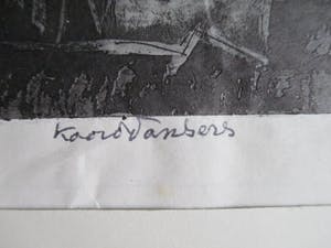 Karel Arkema - Ets "Koorddansers" kopen? Bied vanaf 45!