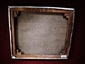 Niet of onleesbaar gesigneerd - Intrigerend in 1954 naïef geschilderd portret van vrouw - gesigneerd kopen? Bied vanaf 1!