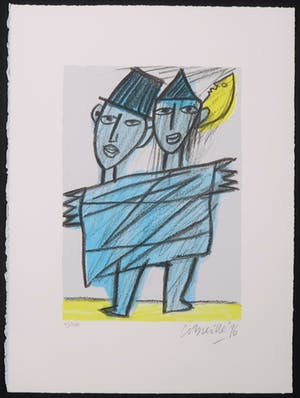 Corneille - Zeefdruk, Les deux amis kopen? Bied vanaf 70!