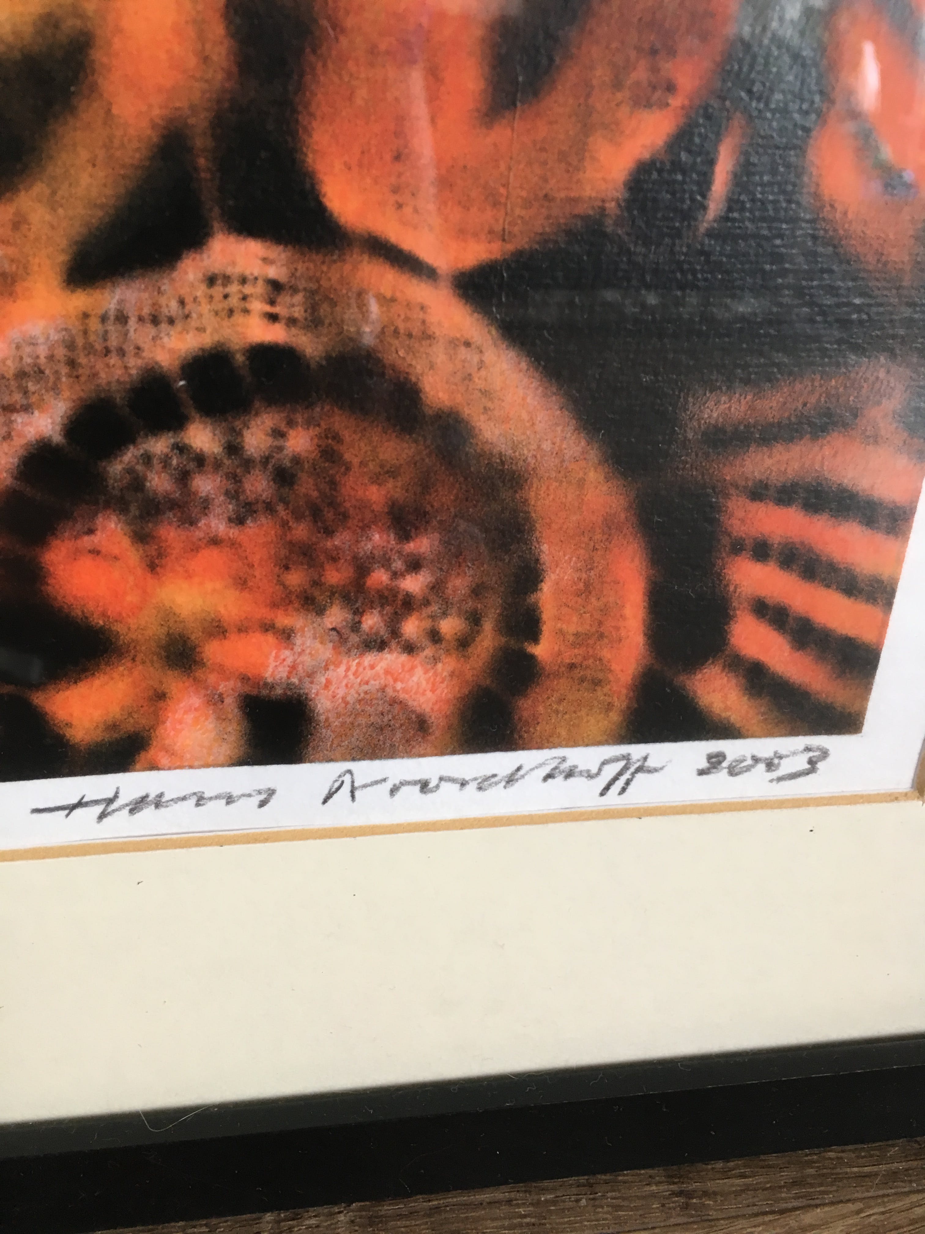 Hans Noordhoff - Acryl op papier, Arabia II , Ingelijst. kopen? Bied vanaf 45!