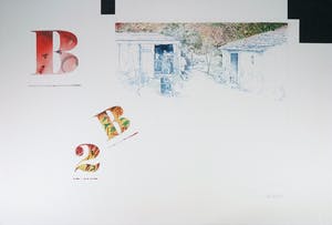Bob Lens - Aquarel en potlood, Zonder Titel kopen? Bied vanaf 1!