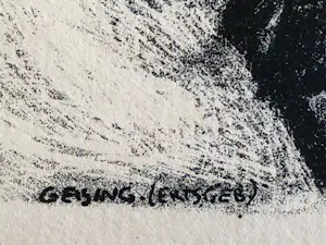 Leo Gestel - Twee litho's Ertsgebergte kopen? Bied vanaf 180!