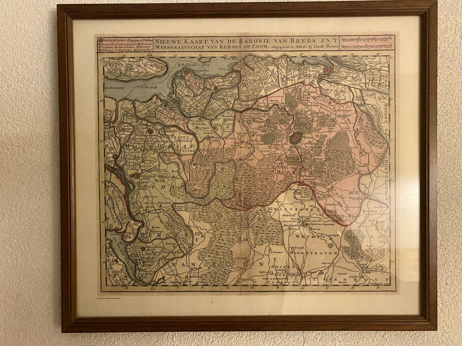 Isaac Tirion - Kaart breda kopen? Bied vanaf 80!