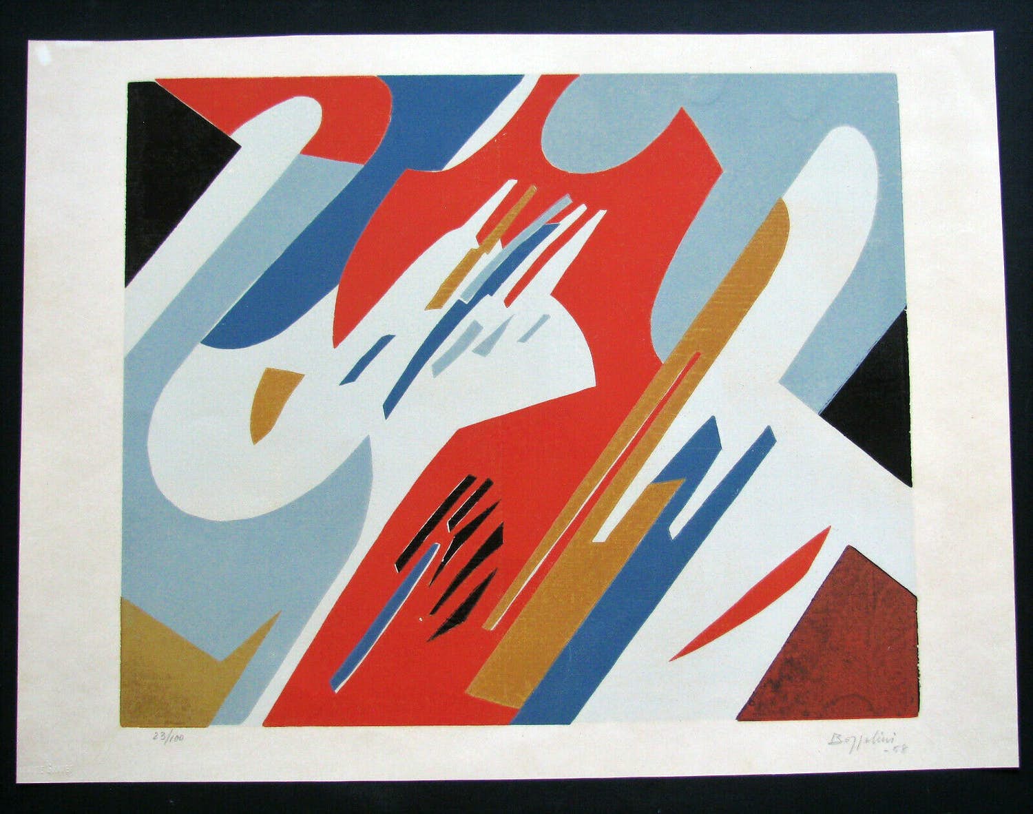 Silvano Bozzolini - COMPOSITION II verkocht voor € 140!