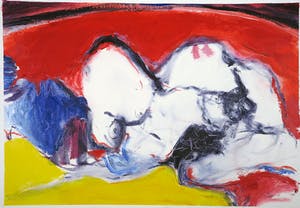 Franscz Witte - Gemengde techniek op papier, Naakt figuur kopen? Bied vanaf 1!