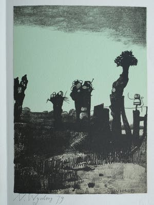 Nicolaas Wijnberg - Litho , Bomen – bijlage tijdschrift Petit No 2 - 1979 kopen? Bied vanaf 35!