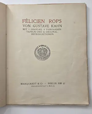Felicien Rops - Door Gustave Kahn. kaufen? Bieten Sie von 39!