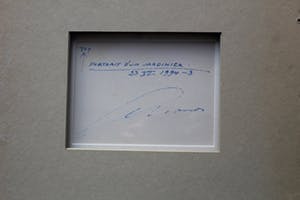 Eugene Brands - Aquarel op papier: Portret d'un Jardinier - 1994 kopen? Bied vanaf 1495!