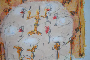 Richard Smeets - Diner voor 6 - zeefdruk kopen? Bied vanaf 40!