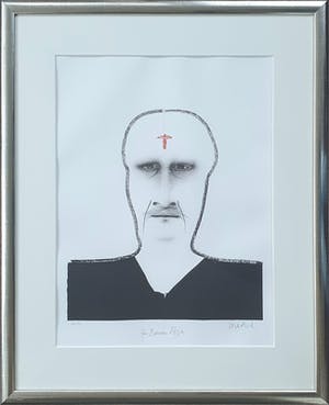 Paul Wunderlich - Litho - Fraai ingelijst kopen? Bied vanaf 1!
