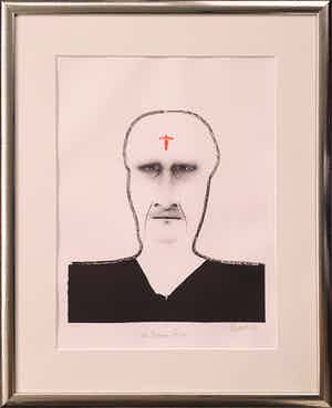 Paul Wunderlich - Litho - Fraai ingelijst verkocht voor € 1!