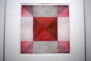 Niet of onleesbaar gesigneerd - Geometrische compositie - Kleurets, Ingelijst kopen? Bied vanaf 1!