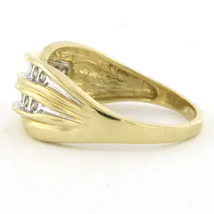 14k bicolour gouden ring bezet met briljant geslepen diamant tot. 0.32ct kaufen? Bieten Sie von 300!