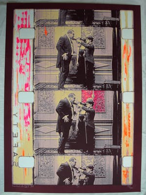 Henk van der Vet - 6 Grote zeefdrukken / Fotografiek , “Charlie Chaplin No I t/m VI” - 1988 kopen? Bied vanaf 1!