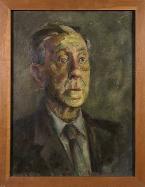 Niet of onleesbaar gesigneerd - Olieverf op doek, Portret - Ingelijst kopen? Bied vanaf 1!