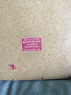 Arie Zonneveld - Kleuren handdruk- tros acacia bloesem kopen? Bied vanaf 195!