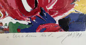 JAS - "Mokum Red" - Zeefdruk uit 1999 oplage 206/250 kopen? Bied vanaf 55!