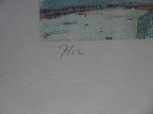 Jan Velthuis - Kleurenhoutsnede – Havengezicht - Ingelijst - 66 x 51 cm kopen? Bied vanaf 35!