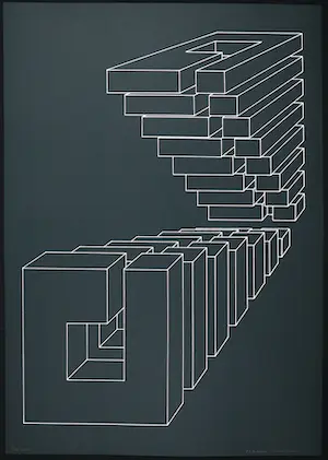 Harry Karssen - Lot van twee zeefdrukken, Z.t. Abstractie kopen? Bied vanaf 1!