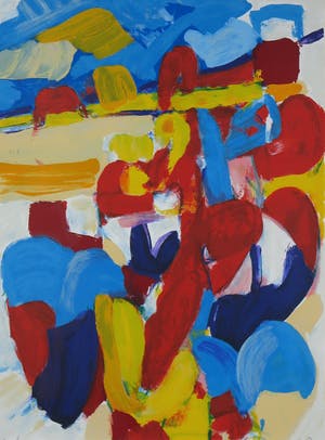 Jan Cremer - Zeefdruk, Tulips - Ingelijst (Groot) kopen? Bied vanaf 150!