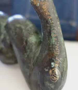 Anja Vosdingh Bessem - "Overspiegeling" in brons. kopen? Bied vanaf 400!