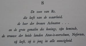 Harry van Kruiningen - Map met 8 kleurenlitho’s: Achnaton - 1954 kopen? Bied vanaf 295!
