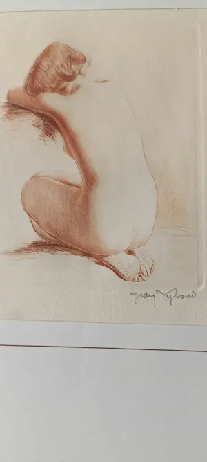 Jean Auguste Vyboud - Zittend naakt kopen? Bied vanaf 20!