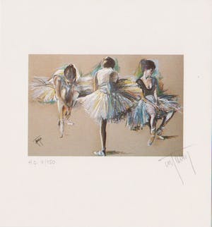 Reinhold W. Timm - Twee handgesigneerde zeefdrukken: Ballet, City kopen? Bied vanaf 20!