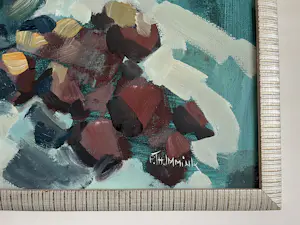 Bob Immink - BOB IMMINK (1930-1984) OLIEVERF OP DOEK "STILLEVEN" kopen? Bied vanaf 95!