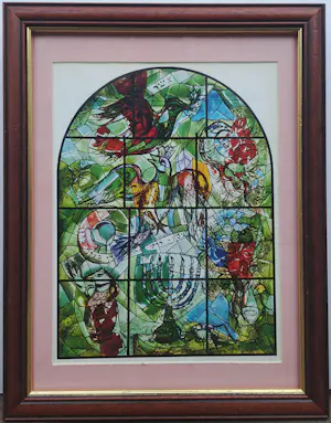 Marc Chagall - Asher, étude pour les vitraux de Jérusalem kaufen? Bieten Sie von 65!