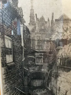 Hendrik de Laat - Twee etsen ‘s Hertogenbosch kopen? Bied vanaf 1!