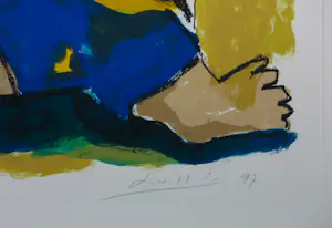 John Lie a Fo - Zeefdruk op papier, Datsjoe - Ingelijst kopen? Bied vanaf 50!