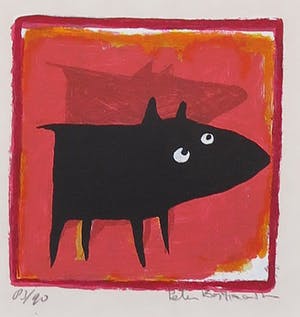 Peter Bastiaanssen - Zeefdruk, Zonder titel 2 luik kopen? Bied vanaf 1!