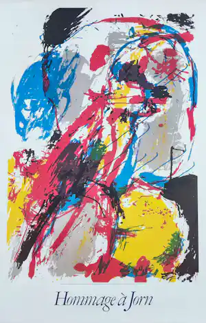 Asger Jorn - Hommage a Jorn vendu pour 85€ !