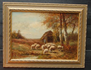 Piet Bouter - herder met schapen kopen? Bied vanaf 300!