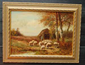 Piet Bouter - herder met schapen verkocht voor € 300!