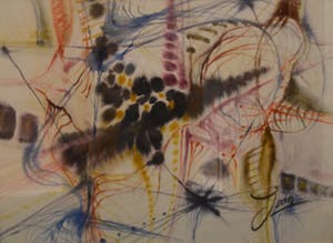 Joan Bakker - Kompositie, 1971 - aquarel op papier - BKR Rotterdam kopen? Bied vanaf 20!