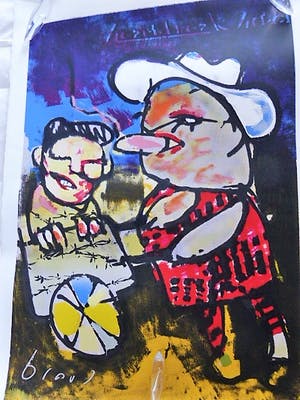 Herman Brood - Hearthbreak Hotel groot!! kopen? Bied vanaf 230!