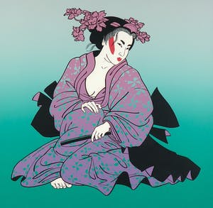 Elisabeth Jonkers - Zeefdruk, Remember my promise - Ingelijst kopen? Bied vanaf 35!