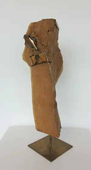 Frans Kokshoorn - Sculptuur van hout met metalen elementen kopen? Bied vanaf 150!
