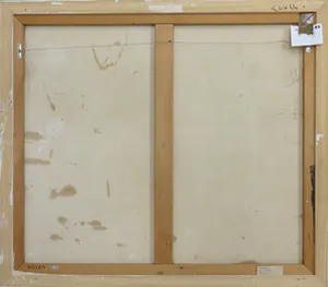 Jos Schimmer - Olieverf op doek, Avond in atelier - Ingelijst (Groot) kopen? Bied vanaf 1!