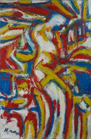 Pieter Haan - Acryl op board, Zonder titel kopen? Bied vanaf 1!