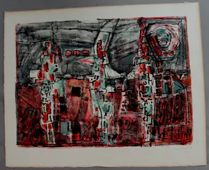 Corneille - litho: Nuit d'éte - 1956 kopen? Bied vanaf 495!