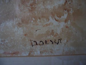 Jacobus Doeser - Gouache, "Landschap". kopen? Bied vanaf 10!